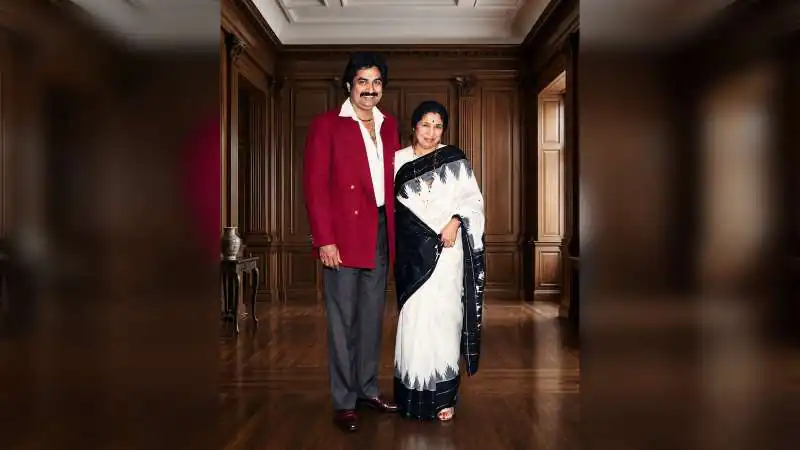 Kumar Sanu Honours Asha Bhosle On Her Birthday