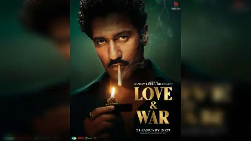 Vicky Kaushal Love & War First Look: Bhansali Film Poster