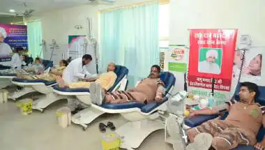 Sirsa Blood Donation Camp Collects 121 Units on Paramarthi Diwas