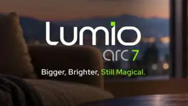 Lumio Arc 7 2026 Projector Launched at ₹34,999 With 500 ANSI Lumens, 120-Inch Projection