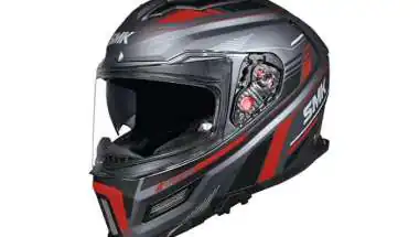 SMK Agnar Revv Helmet Launched at ₹6,700; Gets 21 Vents and Dual Visor