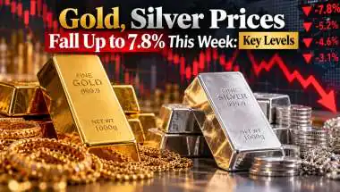 Gold, Silver Prices Fall Up to 7.8% This Week: Key Levels