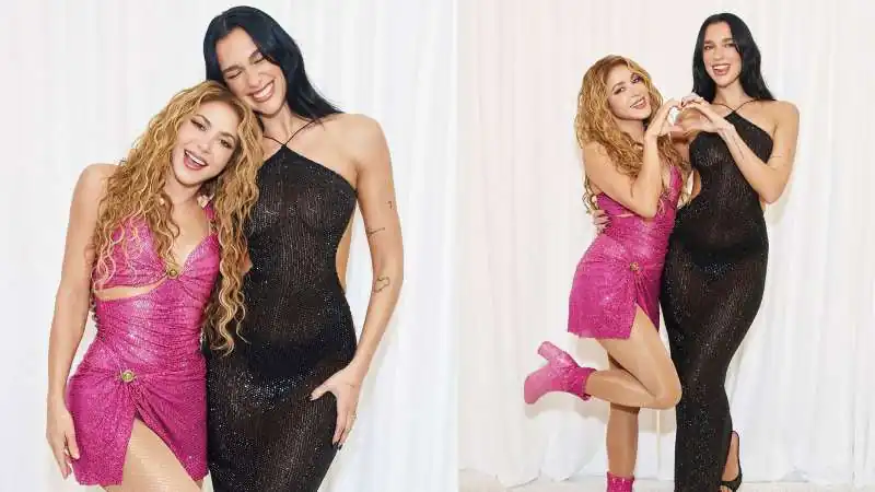 Shakira, Dua Lipa Sing 'Antología' Together in Madrid